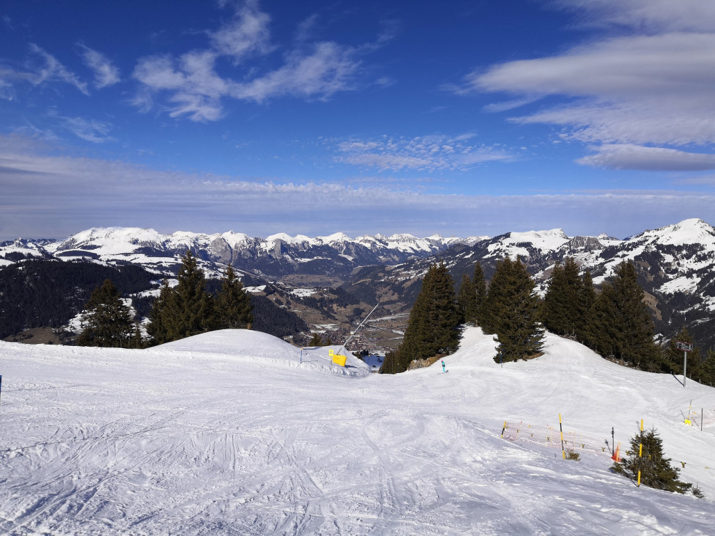 18.02.: Talboden und Südhänge sind schneefrei.