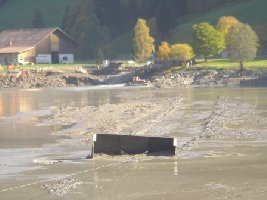 Unwetter im Tal der lehre Eugenisee