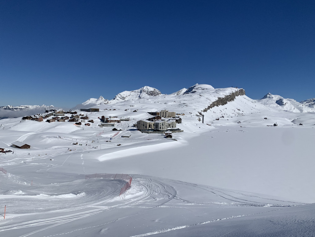 Nochmal Blick über den Ort