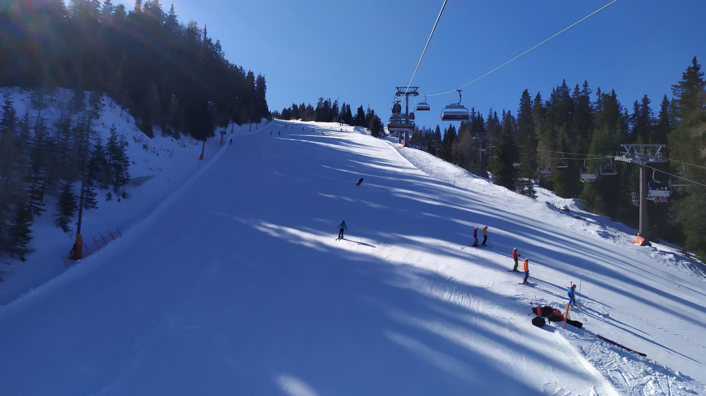 Aber wenn auf den Pisten Platz war, konnte man es richtig krachen lassen