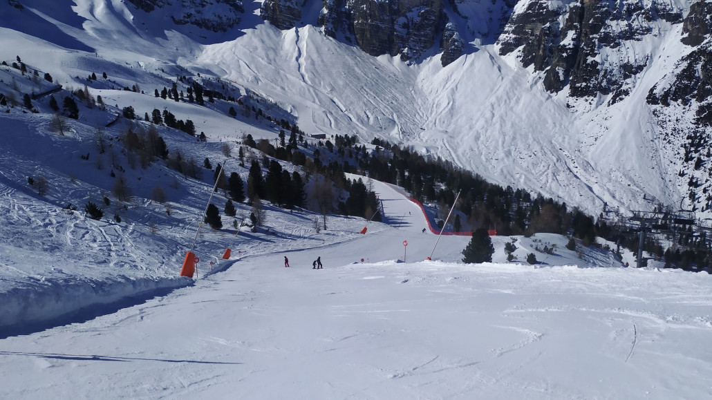 Sprung nach Schlick 2000, mittags war es hier schon ausgefahren