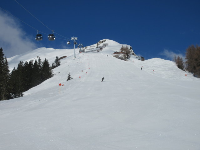 Alpjoch-Abfahrt, links daneben die 10-MGD Alpjoch