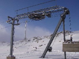 Bergstation Dürstelen mit Windkraftwerk