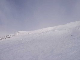 Freeride an der schwarzen Piste am Gütsch