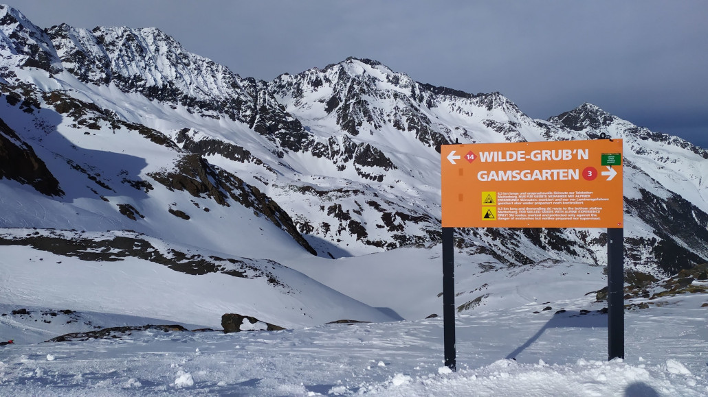 Und dann gings für mich zur Premiere auf die Talabfahrt