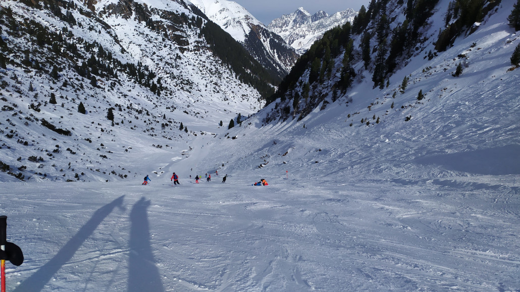 Leider war es schon zusammengefahren und teils steinig, landschaftlich aber sehr schön!