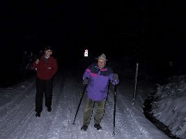 Herbert und alpenfreak auf dem Weg in Herberts Hütte