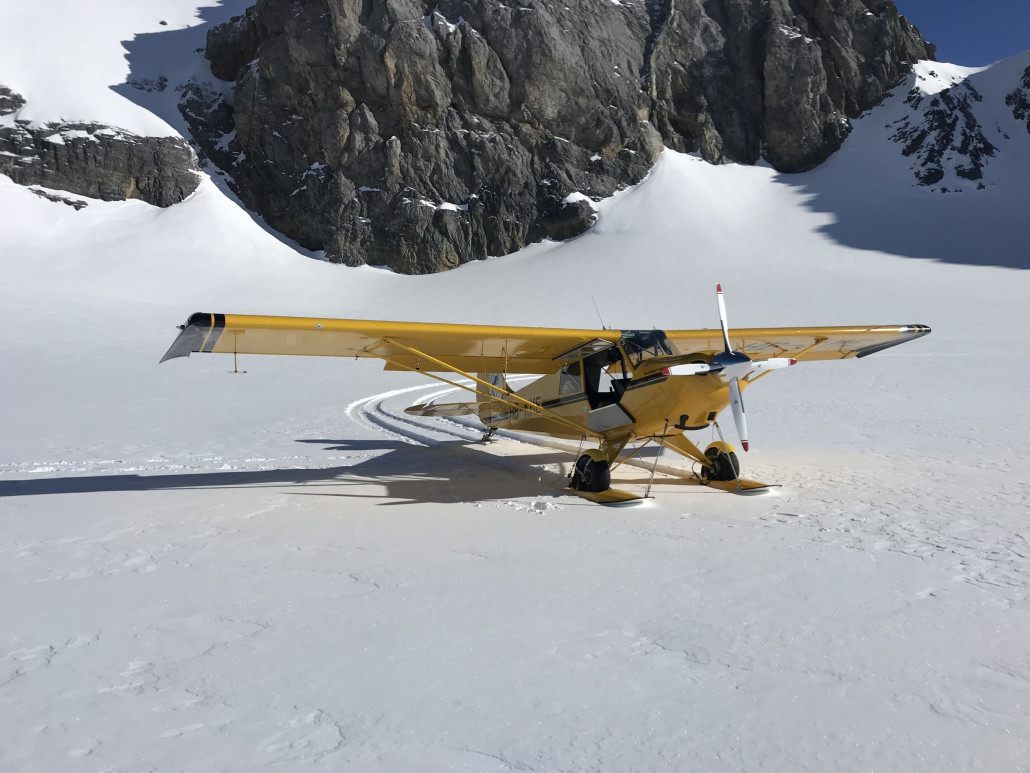 geht es auf den Hüfifirn, Landestelle Chammlilücke