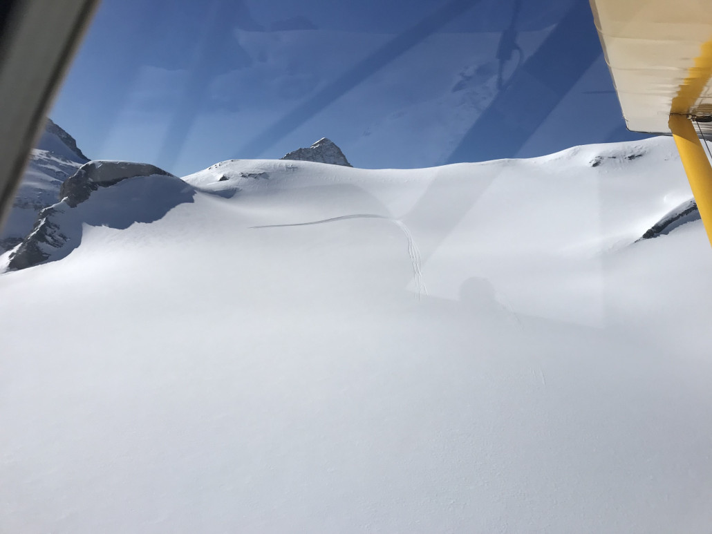 Nach ein paar Landungen beim Schärhorn, am Chammlijoch…