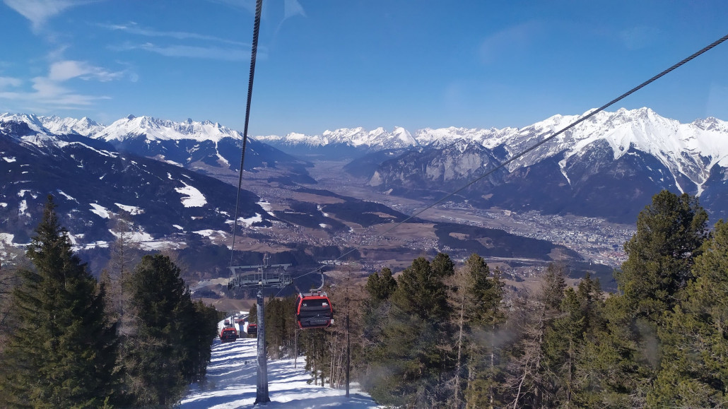 Sprung zum Patscherkofel