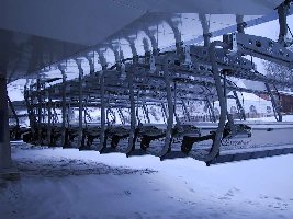 Die Sessel können nun auch garagiert werden