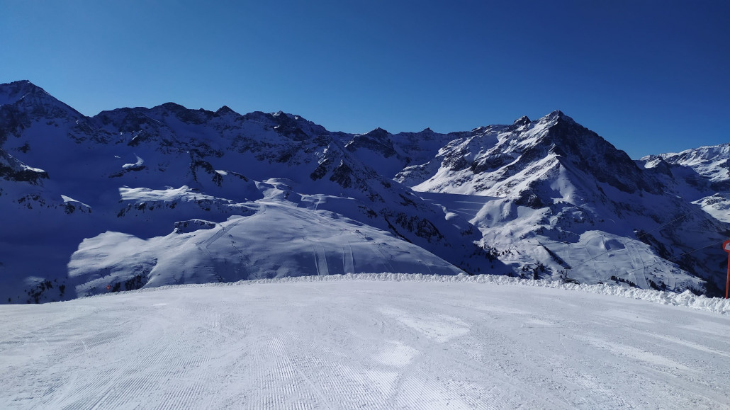 Im flachen war es gut präpariert, nur sehr hart