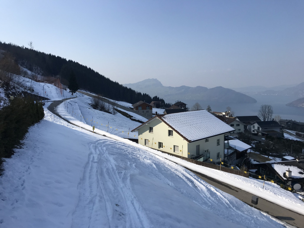 Start vor der Haustüre