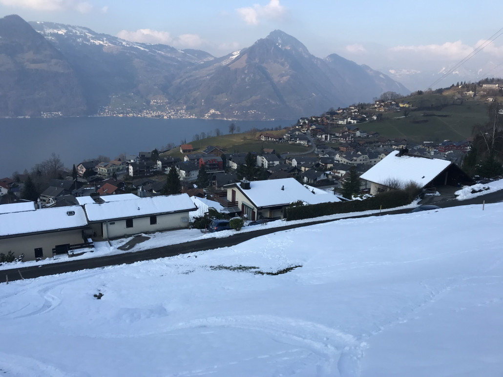 Am 6.3. bis vor die Haustüre, einfach genial!