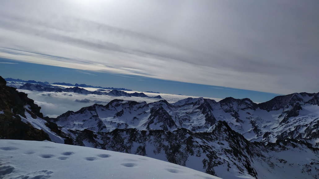 Das Panorama nach Italien war dadurch cool