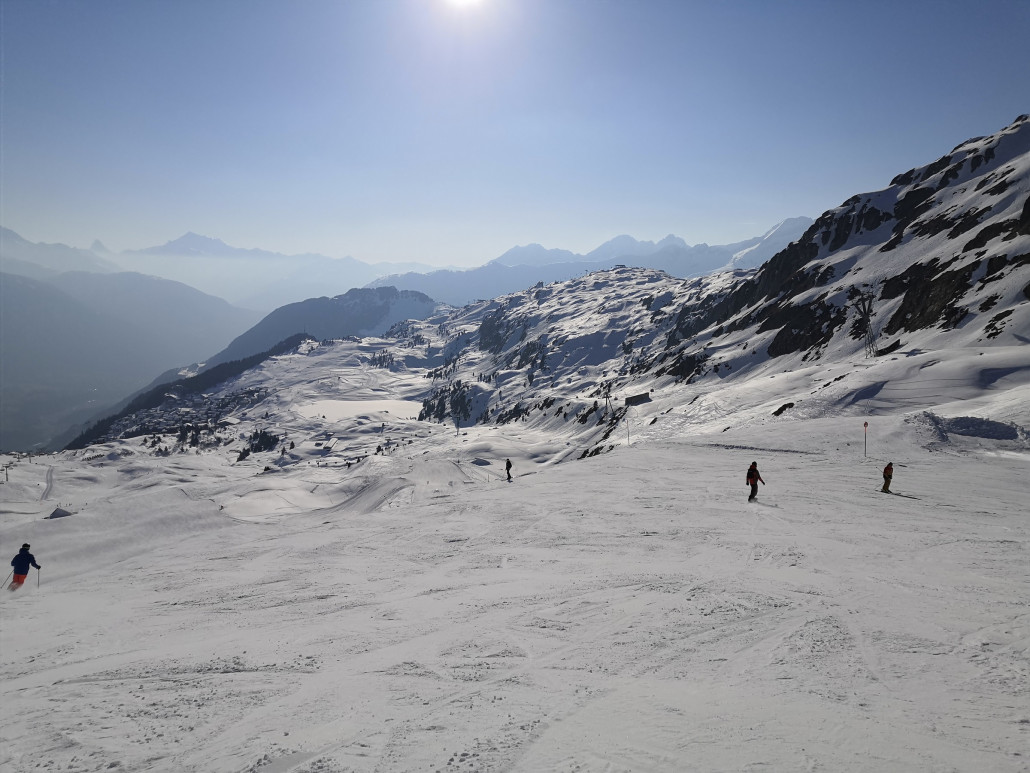 Nachmittags um 16:10 Uhr bei der Bergstation Schönbiel