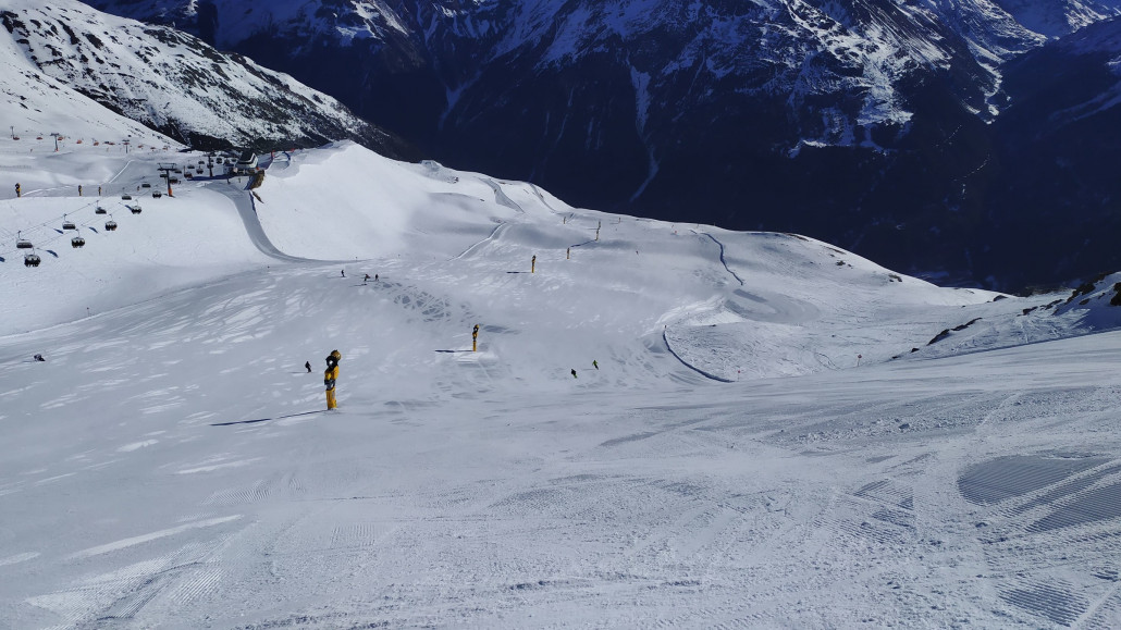 So leer ist die Piste dort einfach spitze