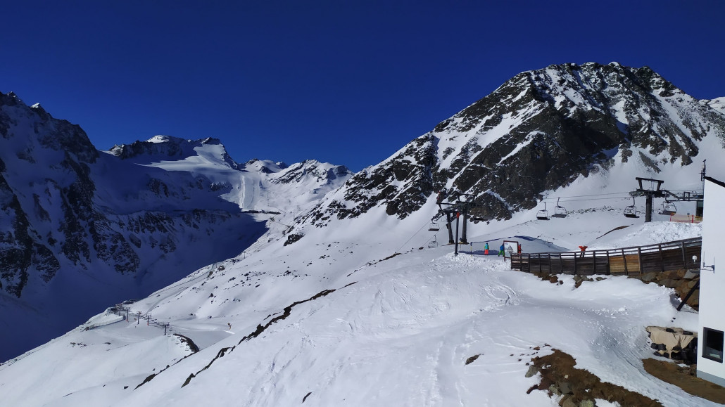 Heute sollte es mal zum Gletscher gehen