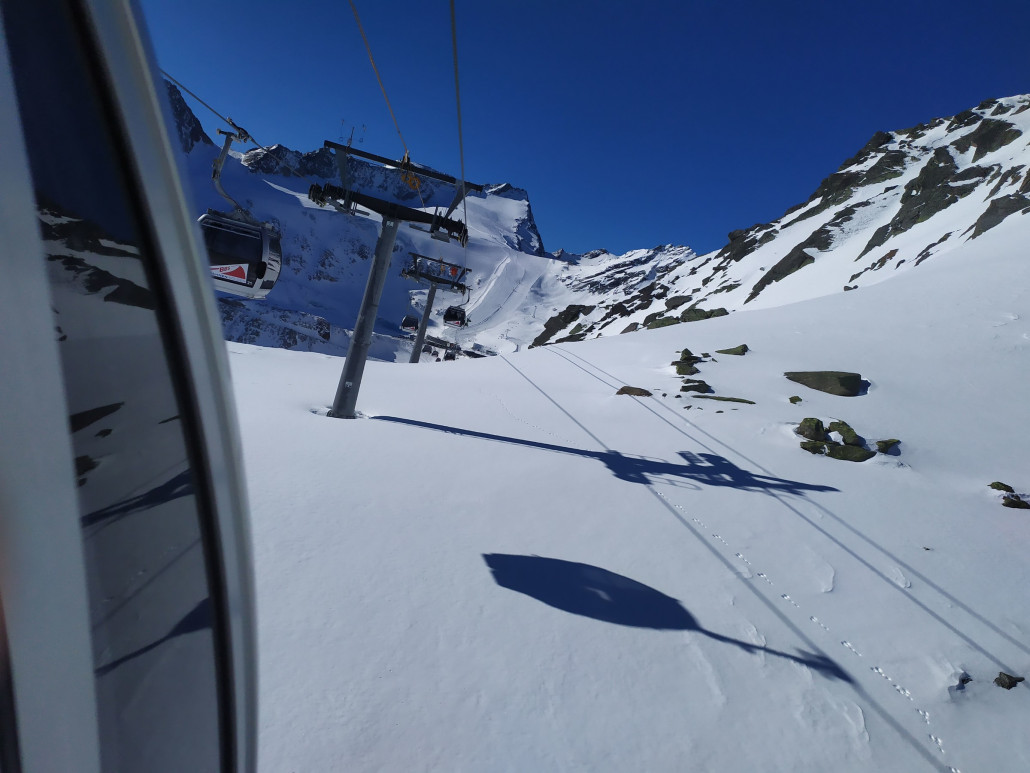 Schöner Blick zum Gletscher