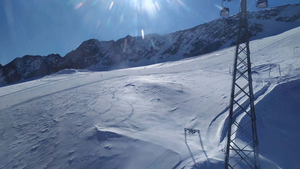 Die obere Piste an der Schwarzen Schneid war herrlich zu fahren
