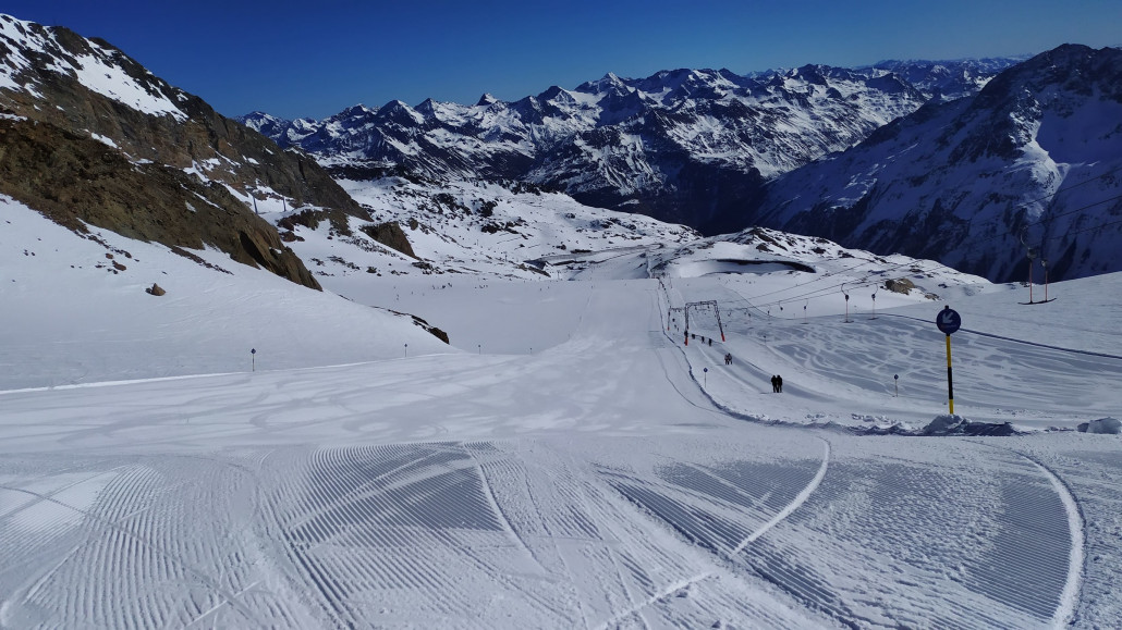 Die Piste am SL Mutkogel war richtig gut