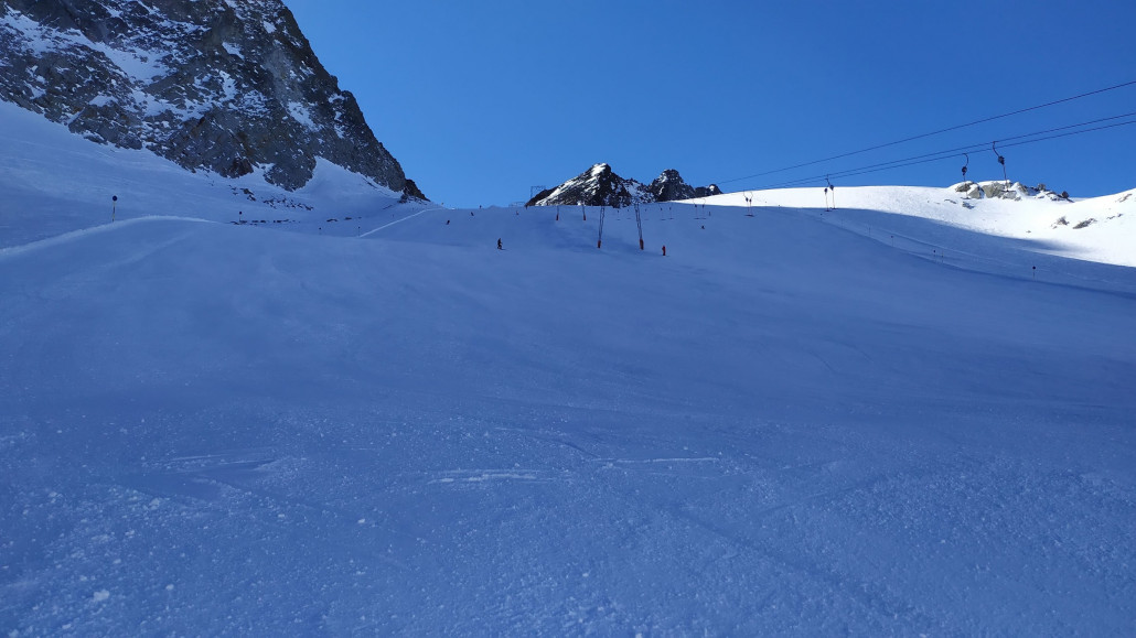 Leider etwas uneben präpariert
