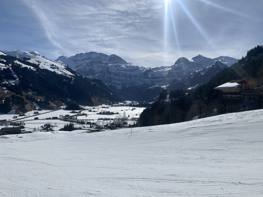 Blick in Richtung Metschbahnen