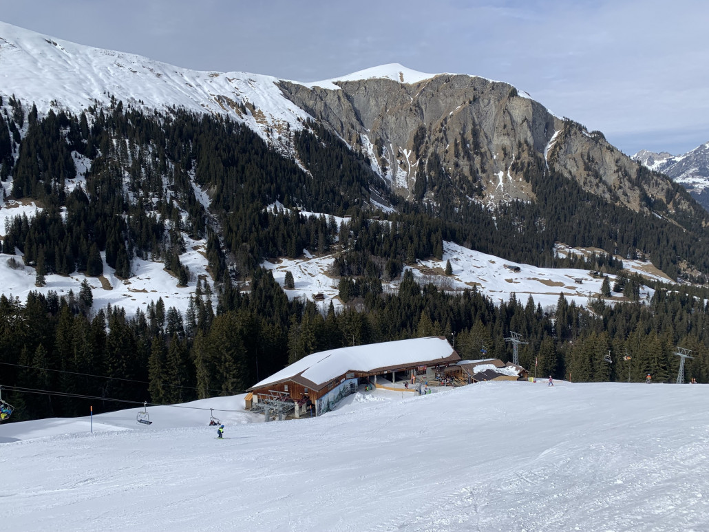 Berg- und Talstation der Sesselbahnen
