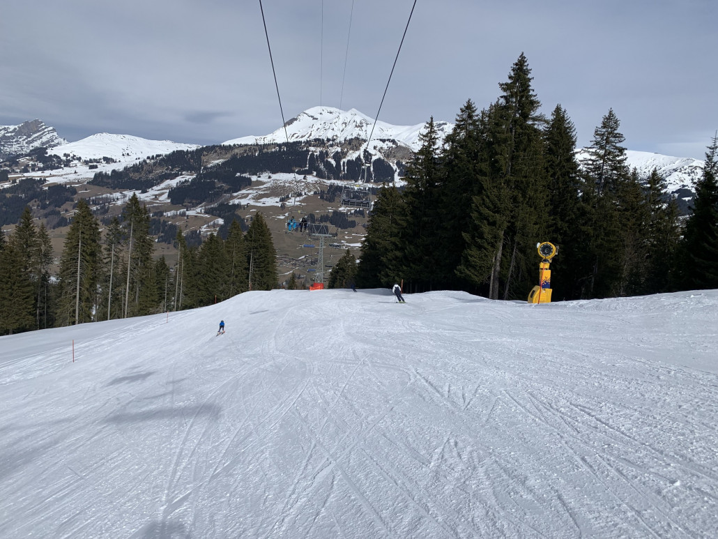 Nochmal Talabfahrt 10 entlang der Sesselbahnen