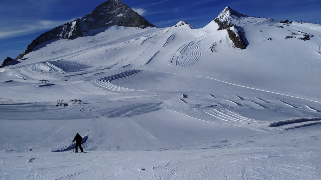 Und der Blick vom Ausstieg zum Olperer