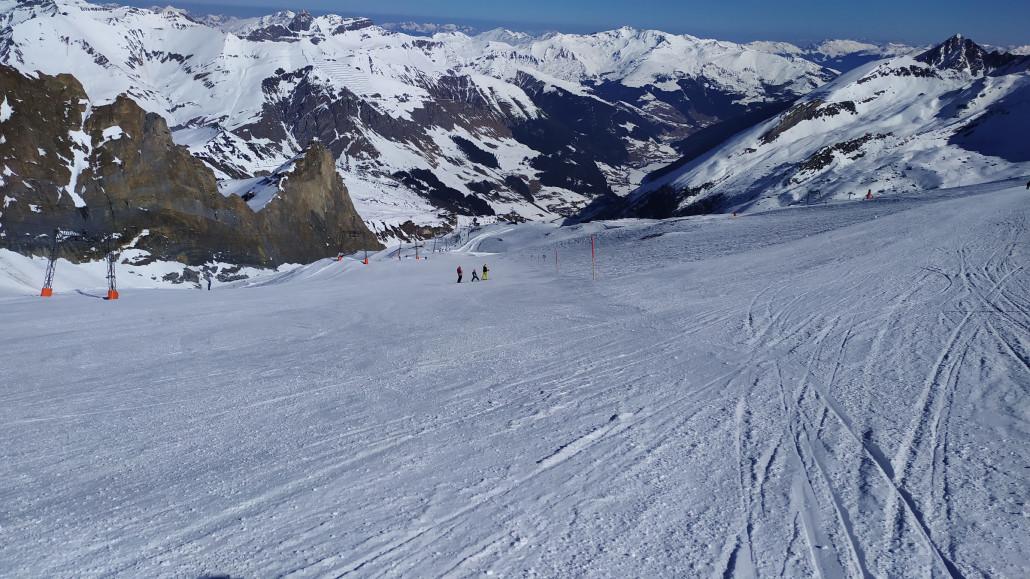 Die Abfahrt am hinteren SL war schon weicher