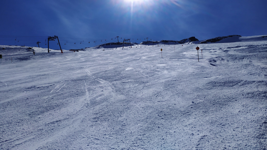 Dann ging es auch genial am Kaserer zu fahren