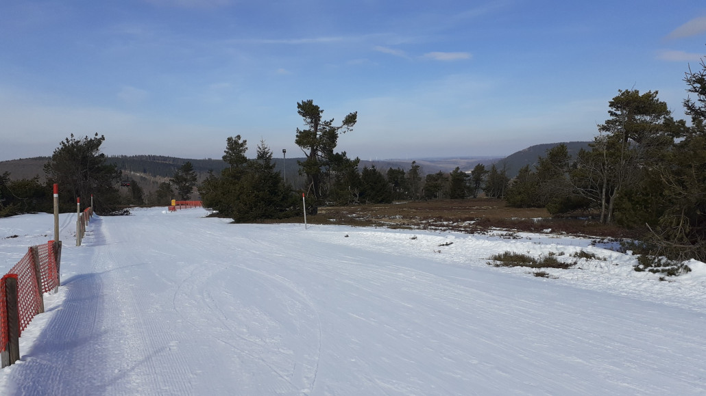 Auch die Verbindungspisten Ettelsberg/ Köhlerhagen in gutem Zustand
