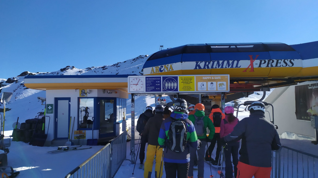 Am Krimml war erfreulicher Weise nichts los...