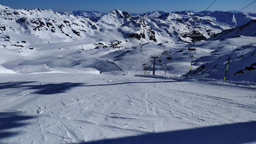 ...und die Piste gut zu fahren