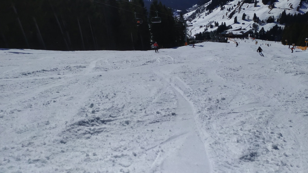 An der Fussalm wurde es dann wieder sehr hügelig