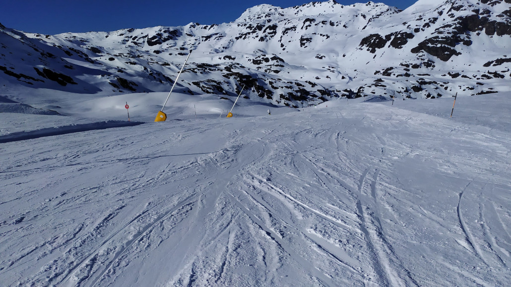 Kontrast im Teufeltal, dort war es nicht getaut