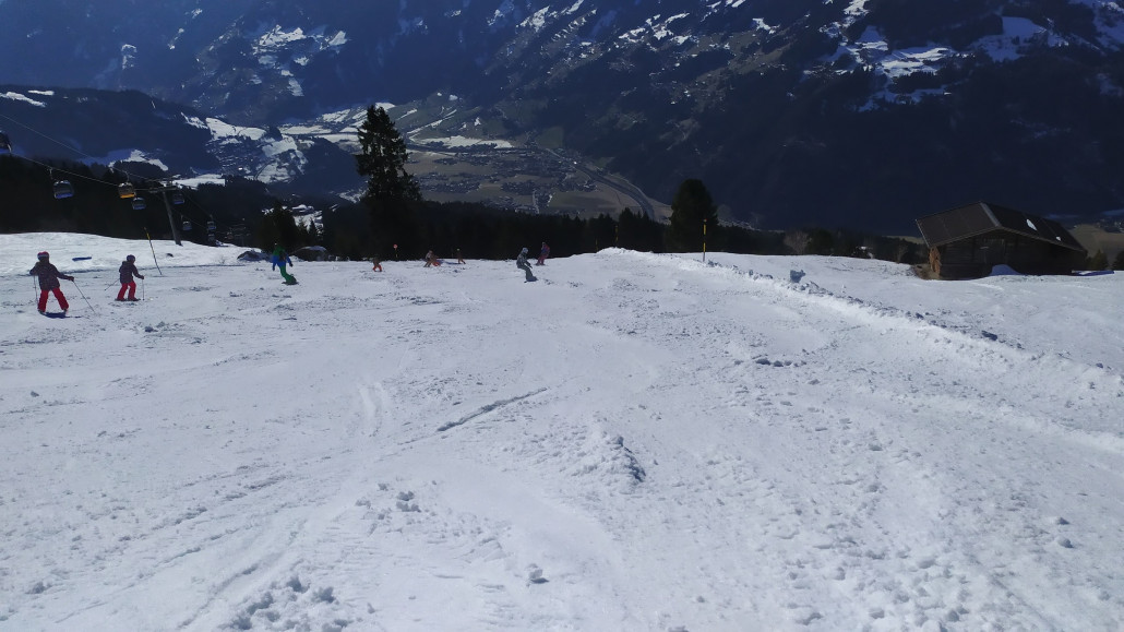 Erst knapp vor Talstation Karspitz X-Press kam der Sulz raus