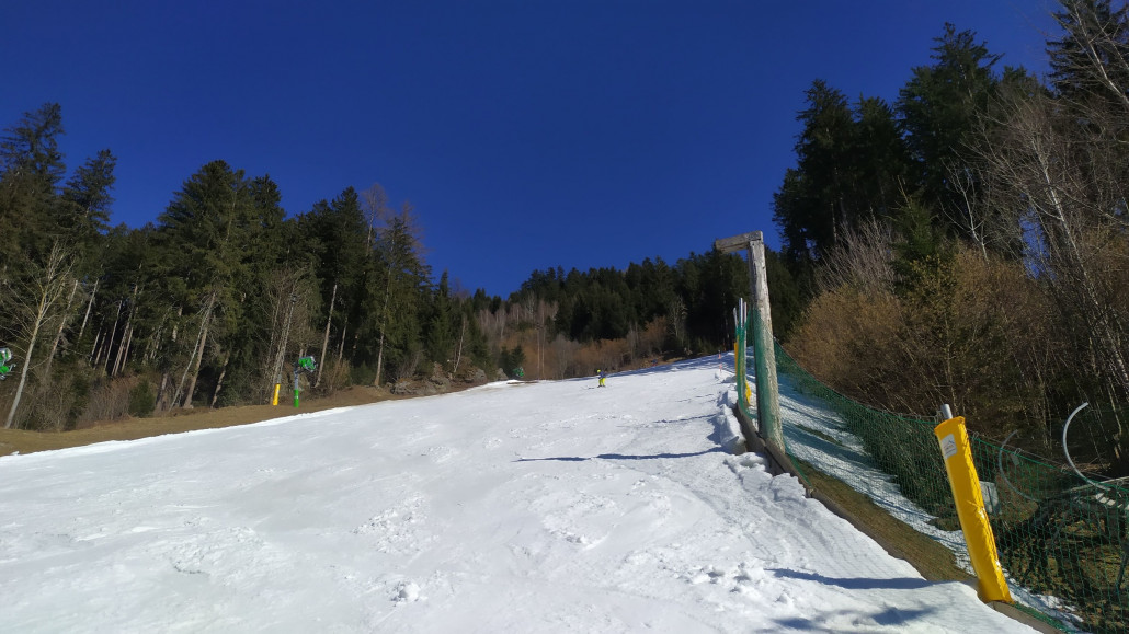 Nur zu Beginn des Schlusshangs kommt der Dreck raus, sonst war es kein Problem