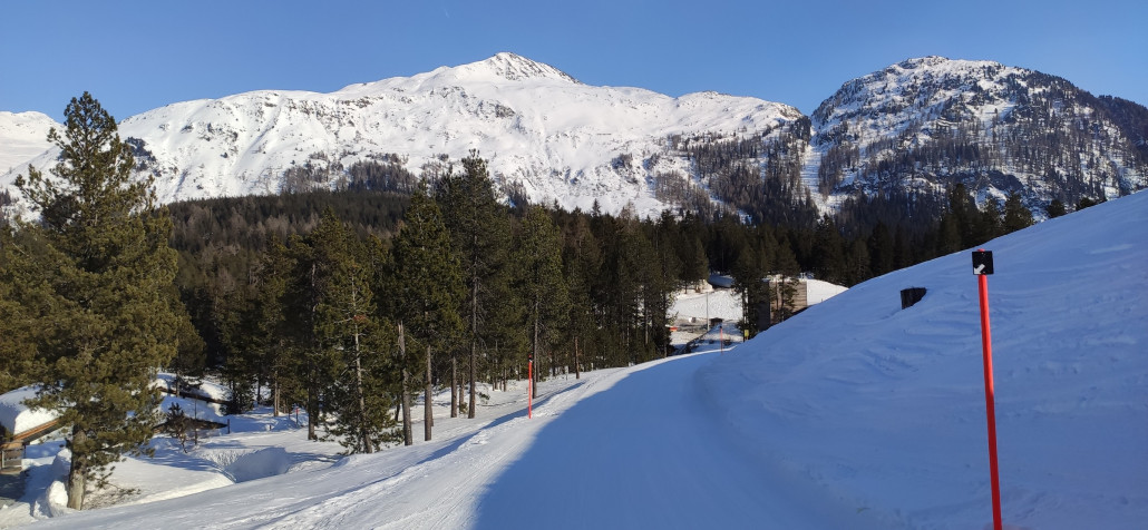 Piste 16 kurz vorm Wolfgangpass