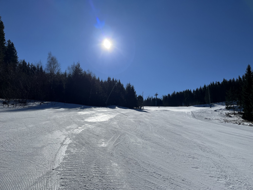 Piste 2 "Milena" fanden wir gestern nicht so toll, wurde auch ingesamt am wenigsten befahren