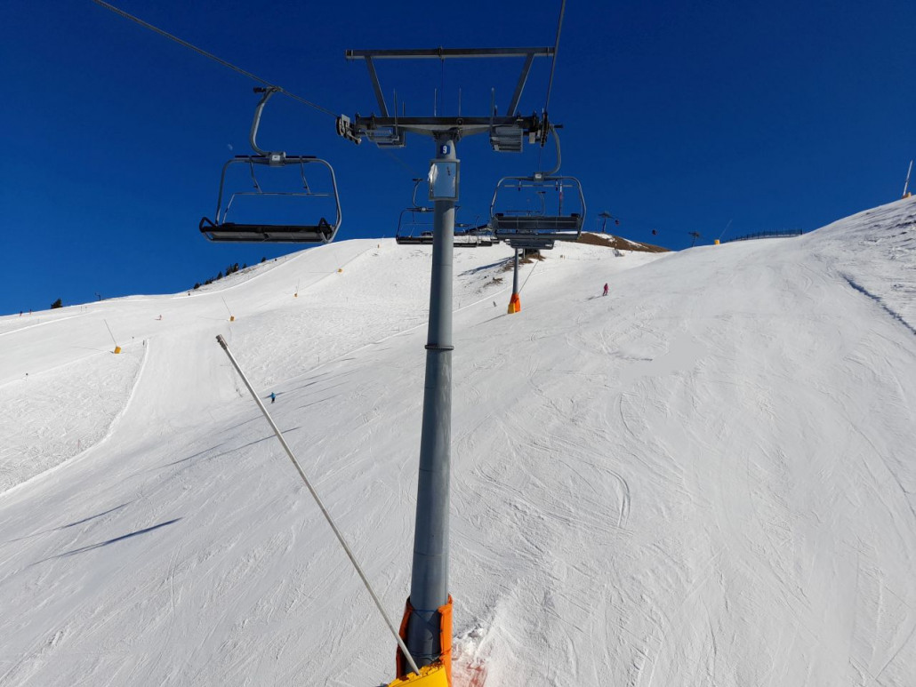 links Piste 45: schön griffig