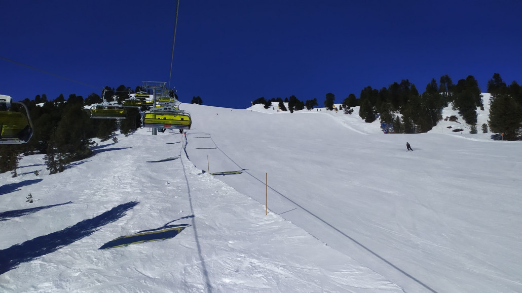 Die Pisten am Kristall-Express wiederholten wir mehrmals. Toll wenn es so leer ist
