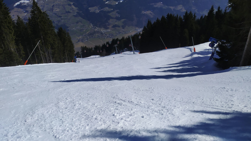 Mit dem Firn sehr gut zu fahren