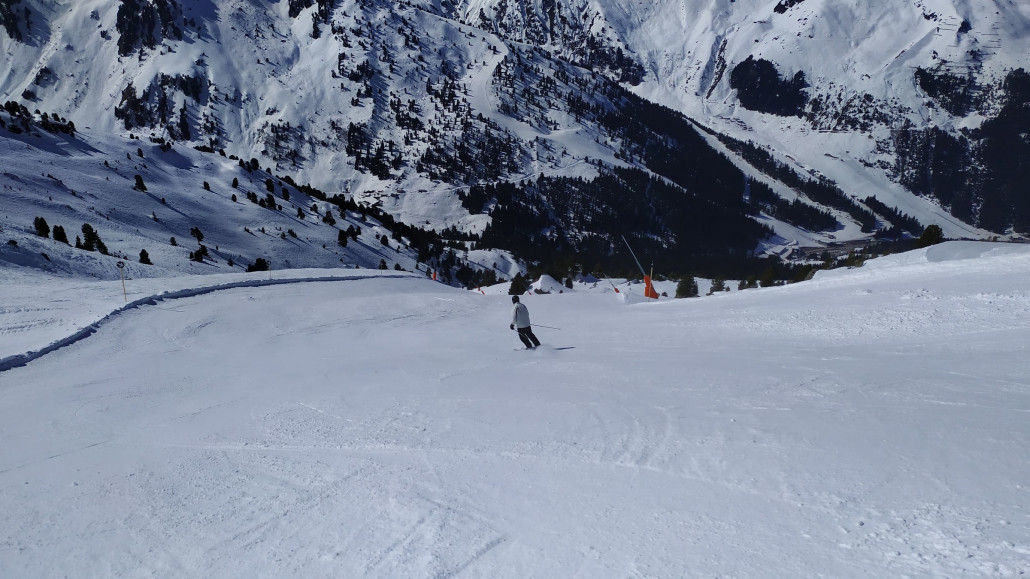Sprung zur Obitraudi, noch eher hart aber ging ganz gut