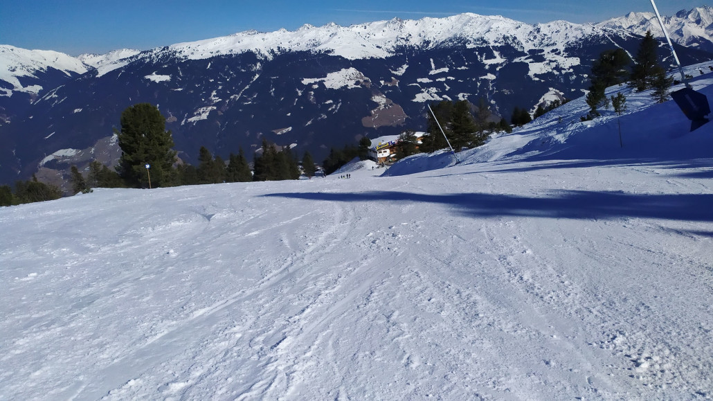 Am Zirmstadl vorbei ging es auf die Talabfahrt