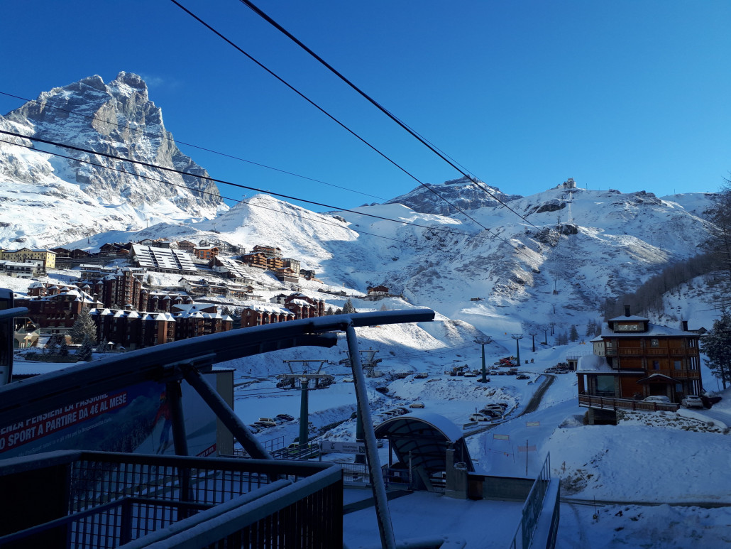 Morgens in Cervinia