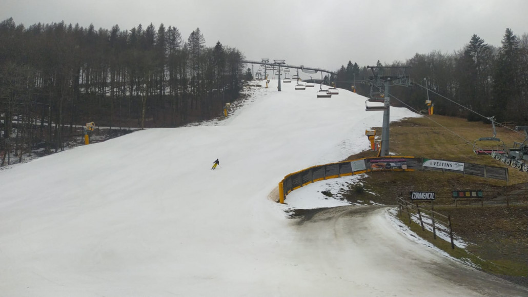 Slalomhang im Regen...