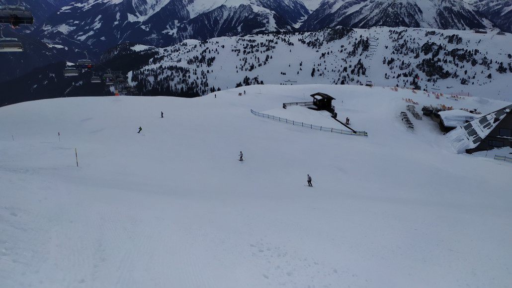 Am Schneekar wars eine Mischung aus Eis und Knollen