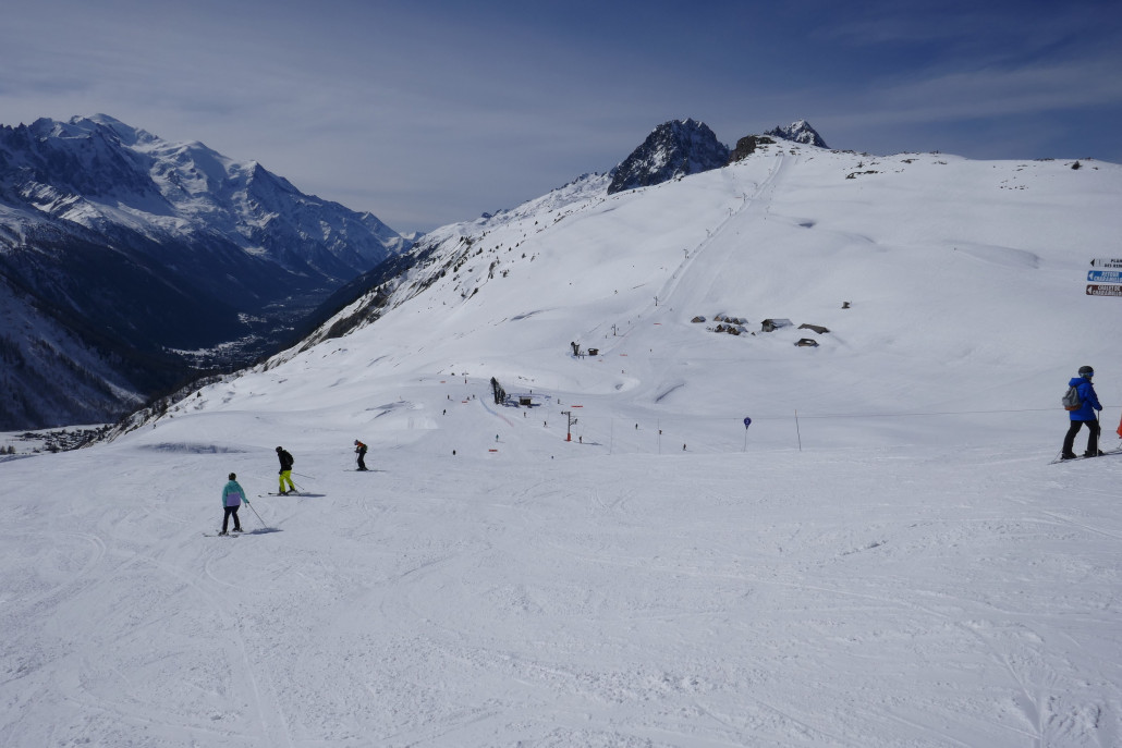 Richtung Vallorcine an der 4KSB